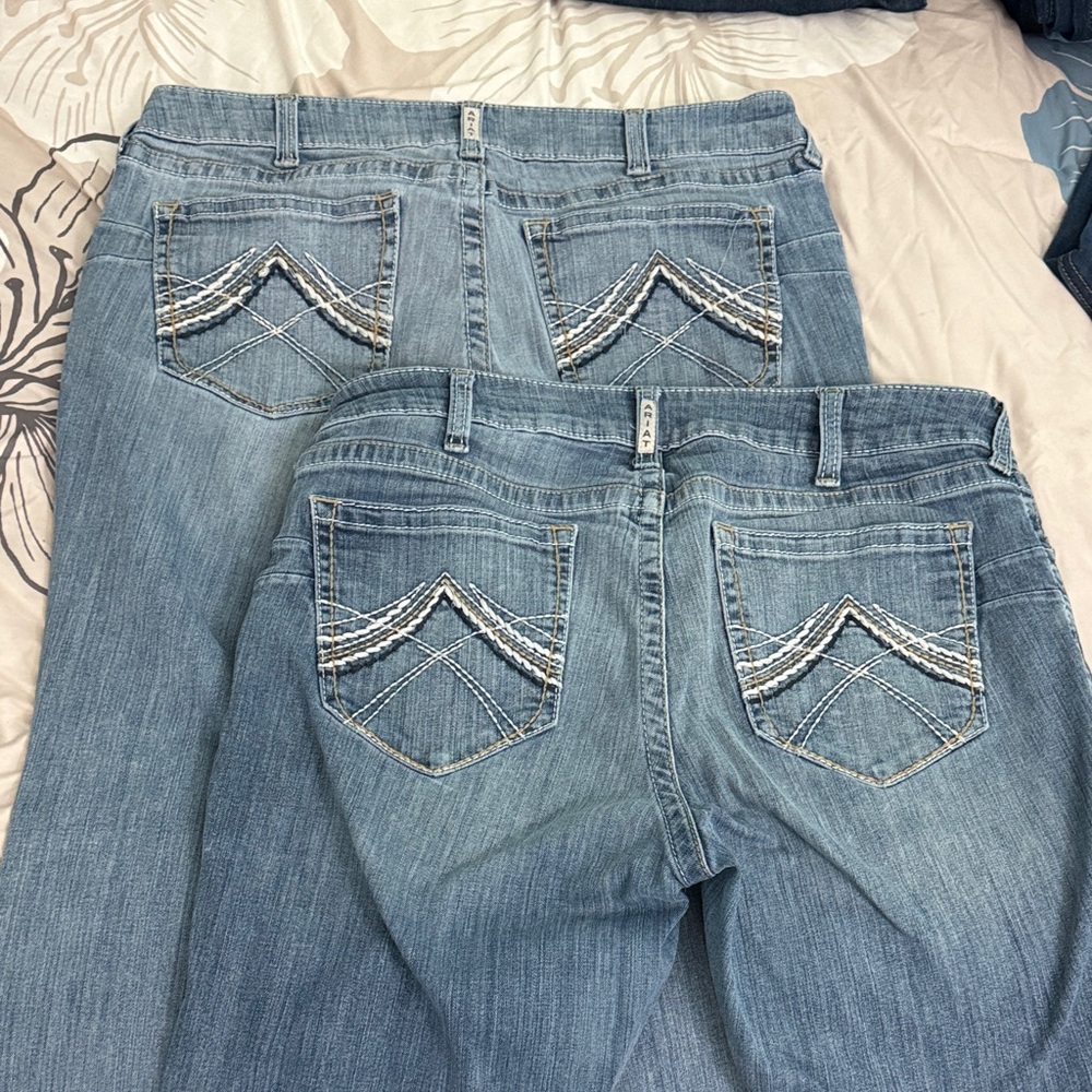 Ariat REAL Denim whipstitch Blue Jeans